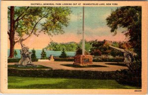Postcard MILITARY SCENE Skaneateles New York NY AN9280