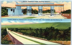 Postcard - Pennsylvania Turnpike - Pennsylvania