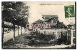 Estrées-Saint-Denis Old Postcard L & # 39avenue Flanders