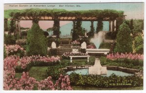 Bar Harbor, Me, Italian Garden at Kenarden Lodge