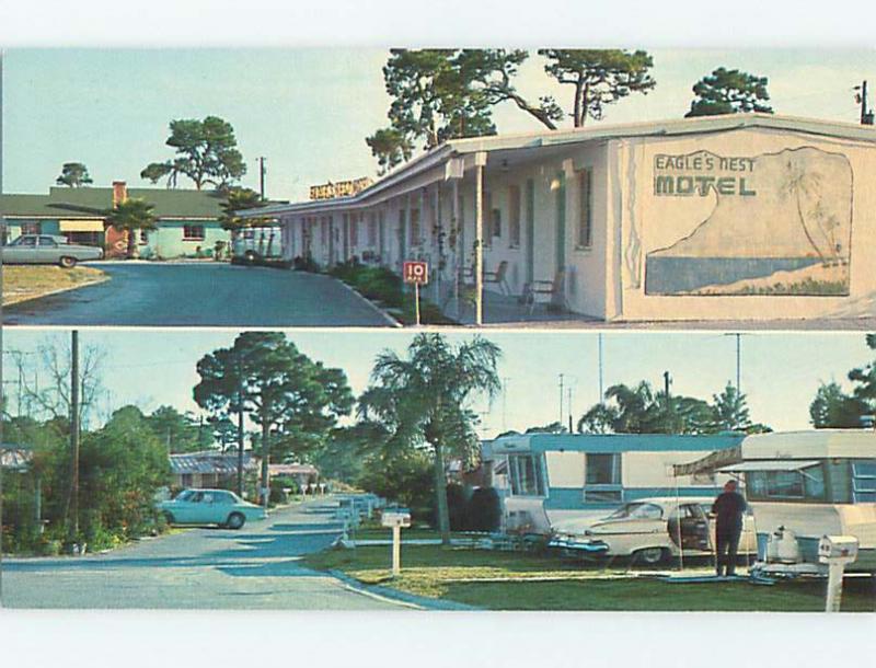 Unused Pre-1980 EAGLE'S NEST MOTEL St. Petersburg Florida FL n7120-23