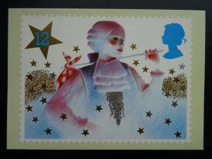 Post Office CHRISTMAS POSTCARD SET c1985 PHQ 88(b) 11/85 Design by A. George