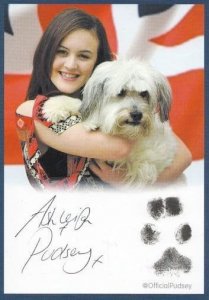 Ashleigh & Pudsey TV Dog Britains Got Talent Hand Signed Photo