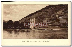 Postcard Old Der Turm Mause Bei Bingen