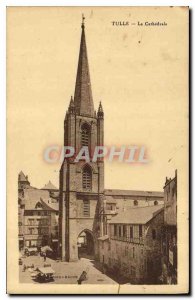 Old Postcard Tulle Cathedral