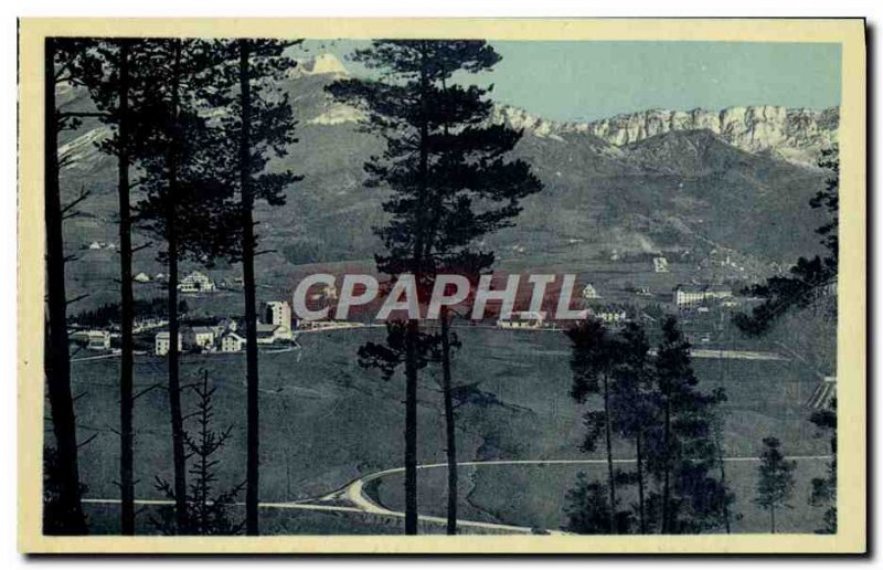 Old Postcard Villard De Lans Vue Generale The Belfry