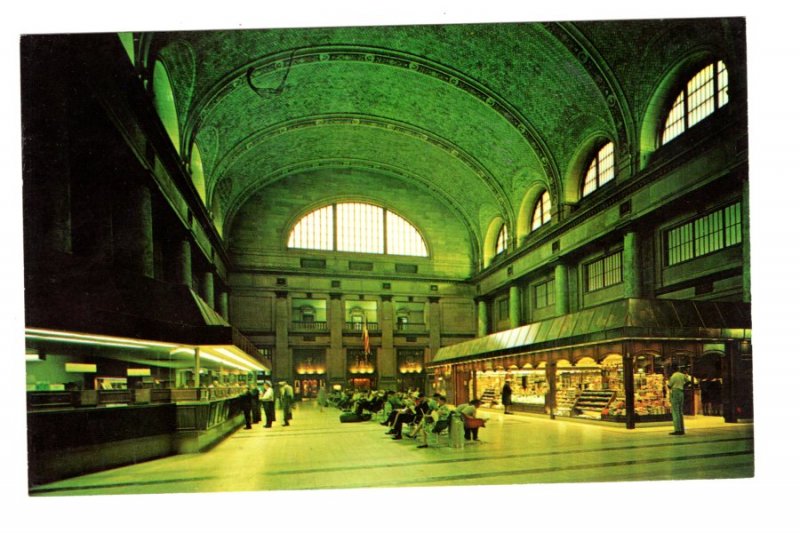 Chicago Northwestern Railway Station Interior, Chicago, Illinois,