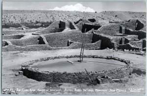 x2 LOT c1940s San Juan Co, NM Aztec Ruins National Monument RPPC Real Photo A175