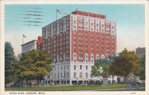 Michigan Lansing Hotel Olds Curteich 1929