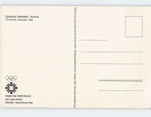 Postcard The Winner, XIV Olympic Winter Games 1984, Sarajevo, Yugoslavia