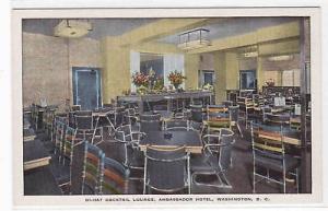 Hi Hat Cocktail Lounge Ambassador Hotel Washington DC postcard