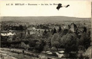 CPA MEULAN - Panorama - Au loin les MUREAUX (359206)