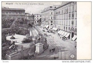 Via S. Carlo e Giardino Reale, Napoli (Campania), Italy, 1900-1910s