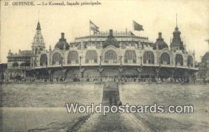 Le Kursaal, Fa¡ade Prinicpale Ostende, Belgium Postal Used Unknown, Missing ...