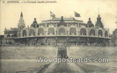 Le Kursaal, Fa¡ade Prinicpale Ostende, Belgium Postal Used Unknown, Missing ...