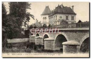 Montargis Old Postcard Bridge floor and the body of & # 39epargne