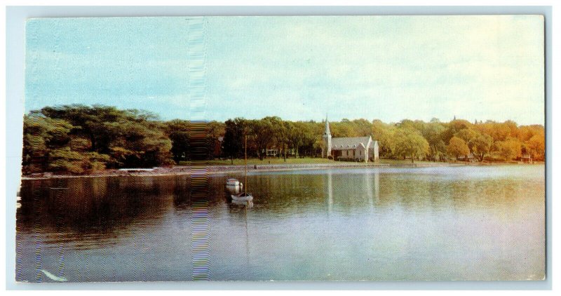 c1960s St. James Church and Austin Park Skaneateles New York NY Postcard 