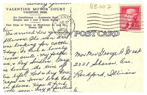 Nebraska Valentine , Valantine Motor Court