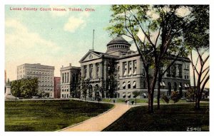 Postcard COURT HOUSE SCENE Toledo Ohio OH AR8094