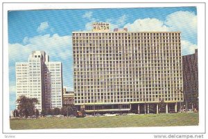 Exterior, Pittsburgh Hilton Hotel, Pittsburgh,  Pennsylvania,  40-60s