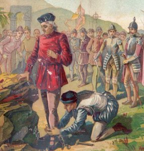 1893 World's Fair Thomson & Taylor Spices Columbus In Chains #6A