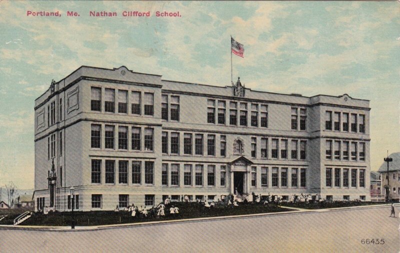Maine Portland Nathan Clifford School sk1450