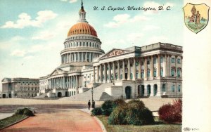 Vintage Postcard 1910's United State Capitol Washington D. C. District Columbia