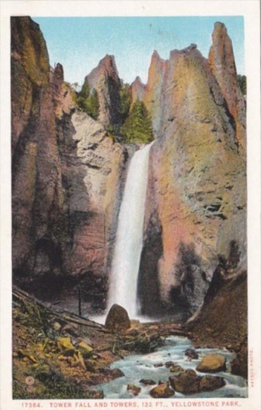 Tower Fall and Tower Yellowstone National Park