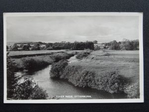 Northumberland OTTERBURN River Rede - Old RP Postcard