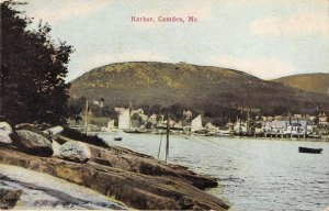 Camden Maine Harbor Scenic View Vintage Postcard AA50147