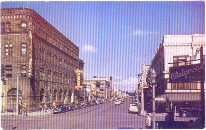 Looking West on Idaho Street in Boise Idaho ID