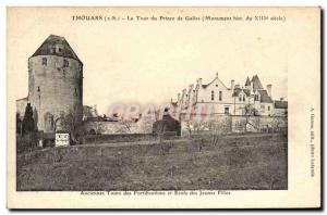 Old Postcard Thouars La Tour Du Prince De Galles Ancient towers and fortifica...