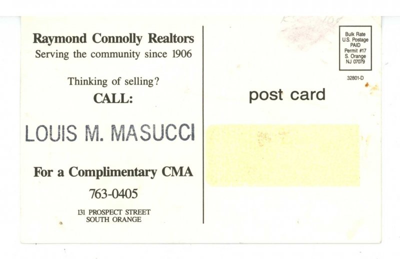 NJ - Maplewood. Baker Street ca 1906  (crease)