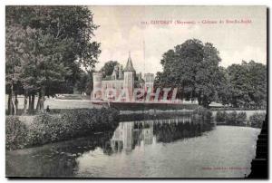 Postcard Old Coudray Mayenne Chateau du Moulin Raille