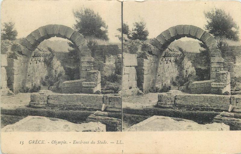 Lot 8 early stereo  stereographic views all GREECE