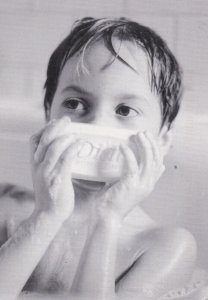 Advertising Dial Soap Young Boy Smelling Bar Of Soap