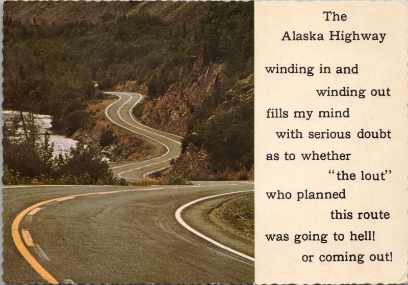 Th Alaska Highway Postcard PC476