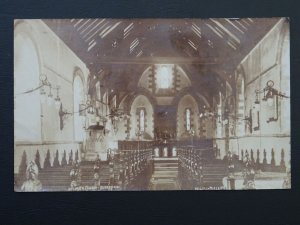 Hereford HOLMER St Bartholomew Church Interior c1905 RP Wilson Phillip Postcard