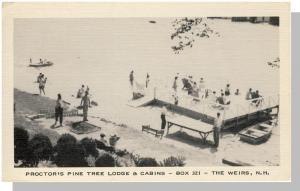 The Weirs,New Hampshire/NH Postcard,Proctor's Pine Tree Lodg