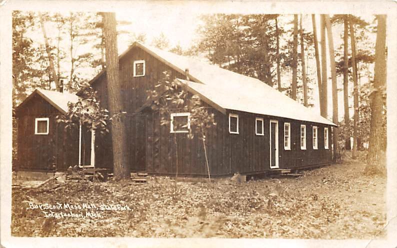 Boy Scout Mess Hall Interlochen, Michigan, USA Unused real photo