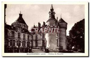 Old Postcard Malesherbes Chateau de Rouville