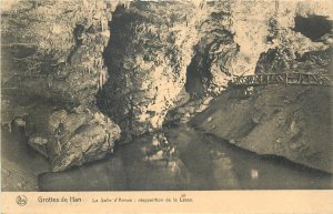 Belgium caves grottes de Han caves postcard
