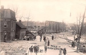 Wreck of Biddle Island Bridge - Logansport, Indiana IN  