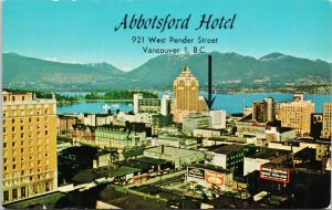 Abbotsford Hotel Vancouver BC Unused Vintage Postcard F86