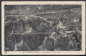 Algeria Postcard - Constantine - Vue Generale Et Les Ponts    RS16082