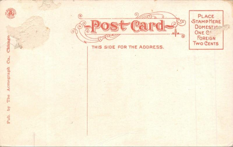 MUSCATINE IOWA-HIGH SCHOOL POSTCARD 191s