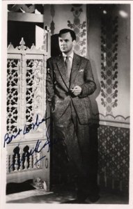 Derek Farr Actor Printed But Hand Appearance Signed Photo