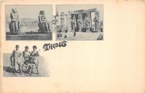 br104339 thebes africa real photo folklore types egypt