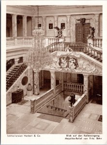 Postcard Germany - Sektkellereien Henkell & Co. Reception Hall basement entrance