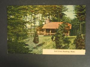 READING MA Golf Club c1910 Postcard